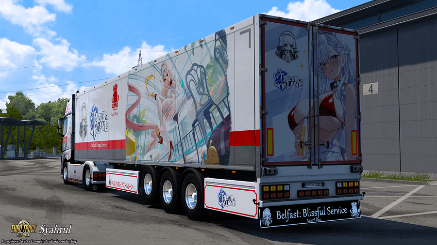 [ETS2] HMS Belfast (Blissful Service) - Azur Lane [Combo Skin] product image (4)