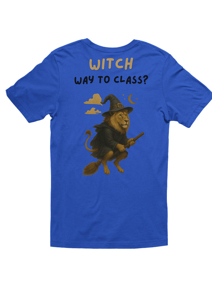 “Which Way to Class?” – Halloween Lion Witch Tee product image (7)
