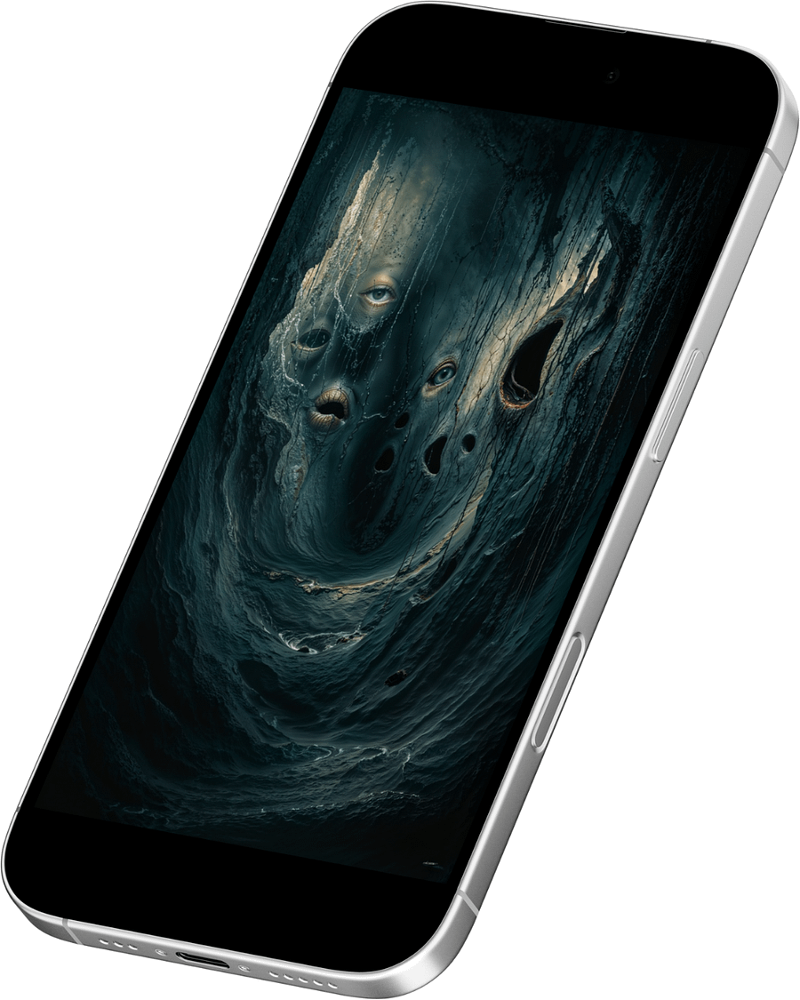 Abyssal Faces Phone Wallpaper product image (2)