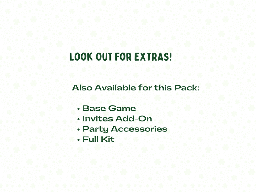 Out of Luck - A Festive St. Patrick's Day Murder Mystery - Extracurriculars Add-On product image (3)