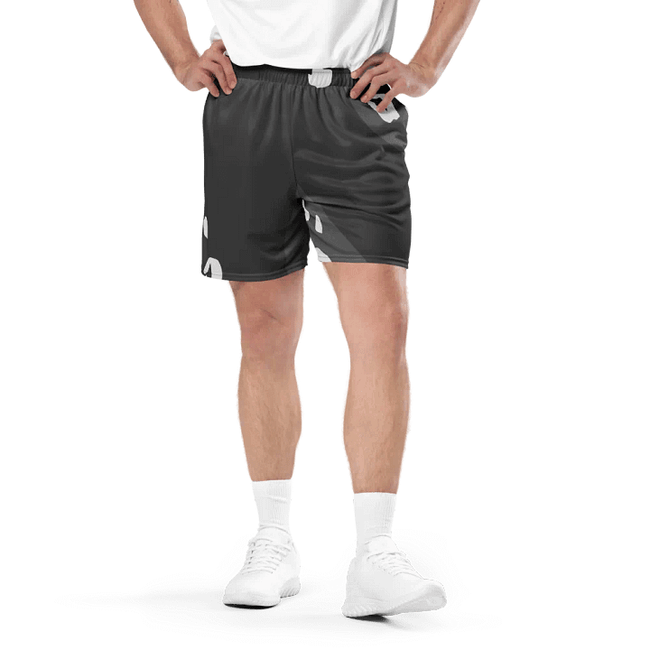 Grey Leopard Unisex Mesh Shorts product image (1)