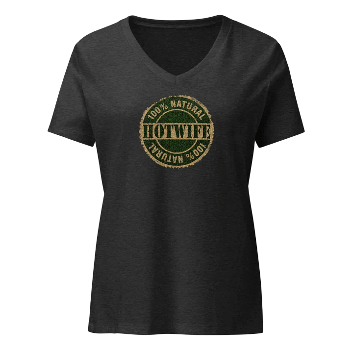 100% Natural Hotwife Seal - Texture Version Women's Vee Neck Tee product image (3)