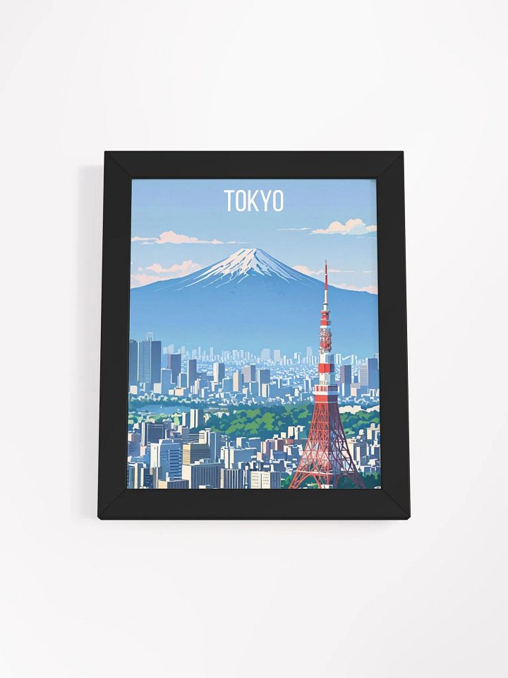 Tokyo Skyline: The Heart of the City Framed High-Quality Matte Poster product image (1)