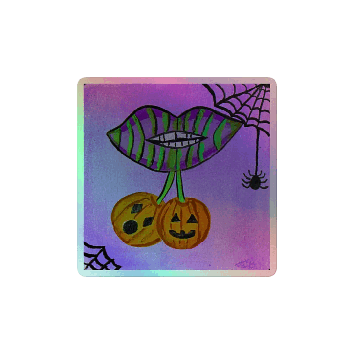 Holo-Haunt Kiss Sticker product image (2)