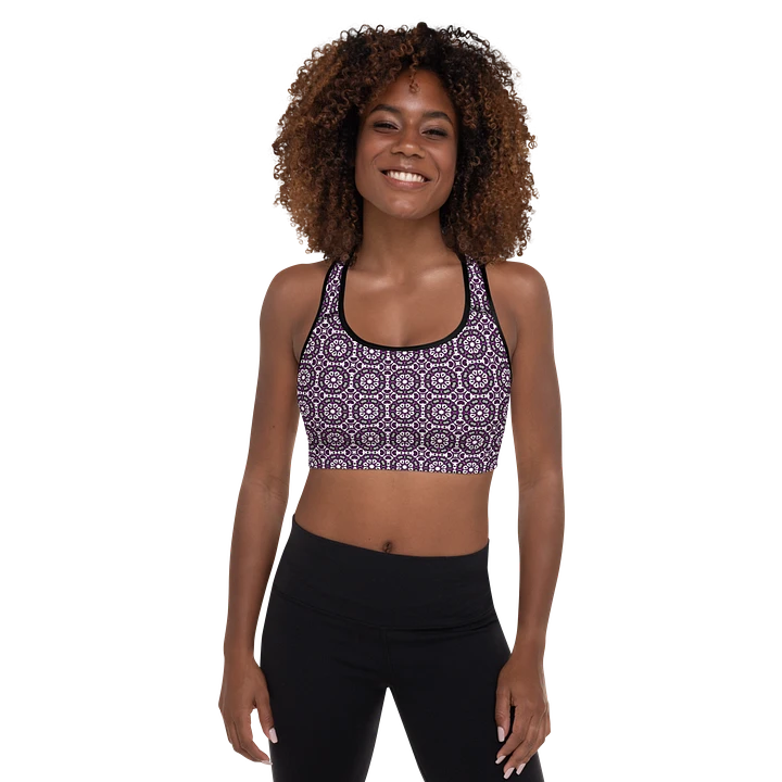 Asexual Abstract (1) - Padded Sports Bra product image (1)