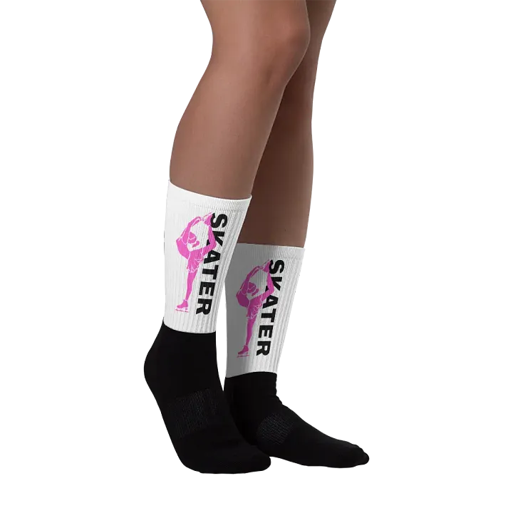 White SKATER Socks product image (2)