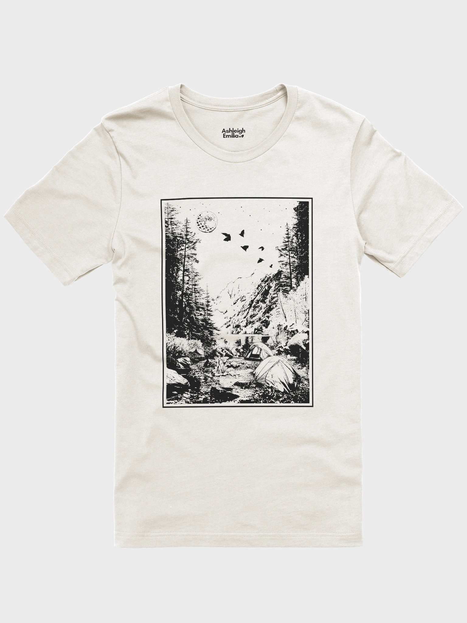 Campers | AshleighEmilia x 24Sleep Collaboration T-Shirt in Black product image (1)