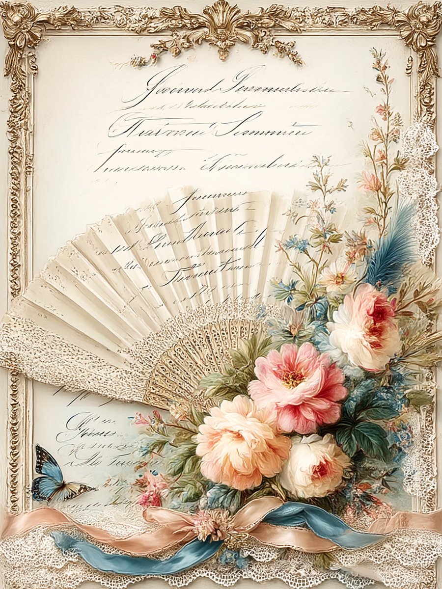 Weekly 100 Images Bundle "Lace & Ribbons" + Mini Journal + Card Digital Download product image (12)