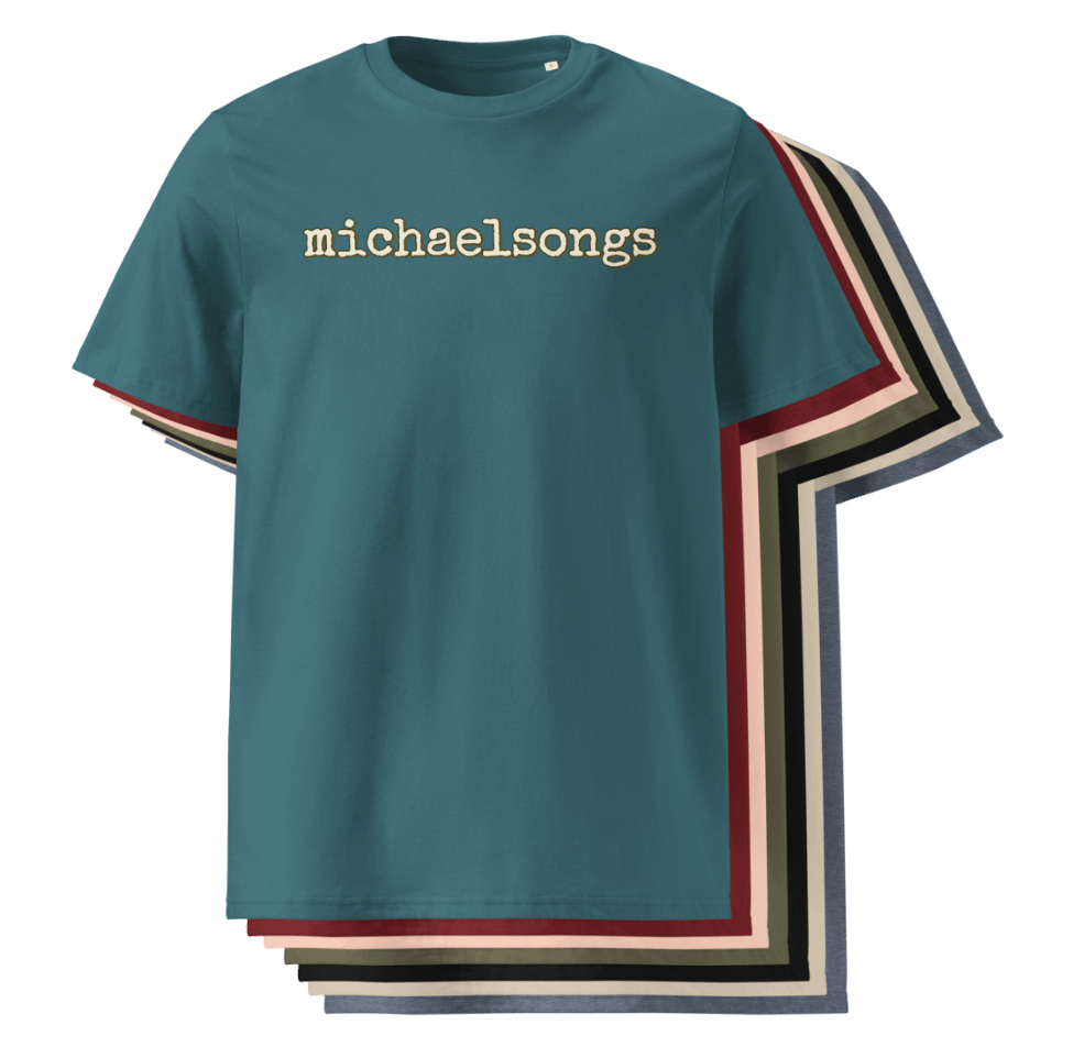 organic tee w/horizontal logo product image (1)