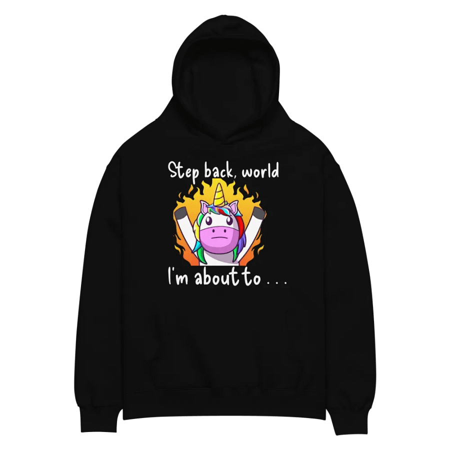 Spark Some Chaos Hoodie - Oversized Cobalt/Black product image (3)