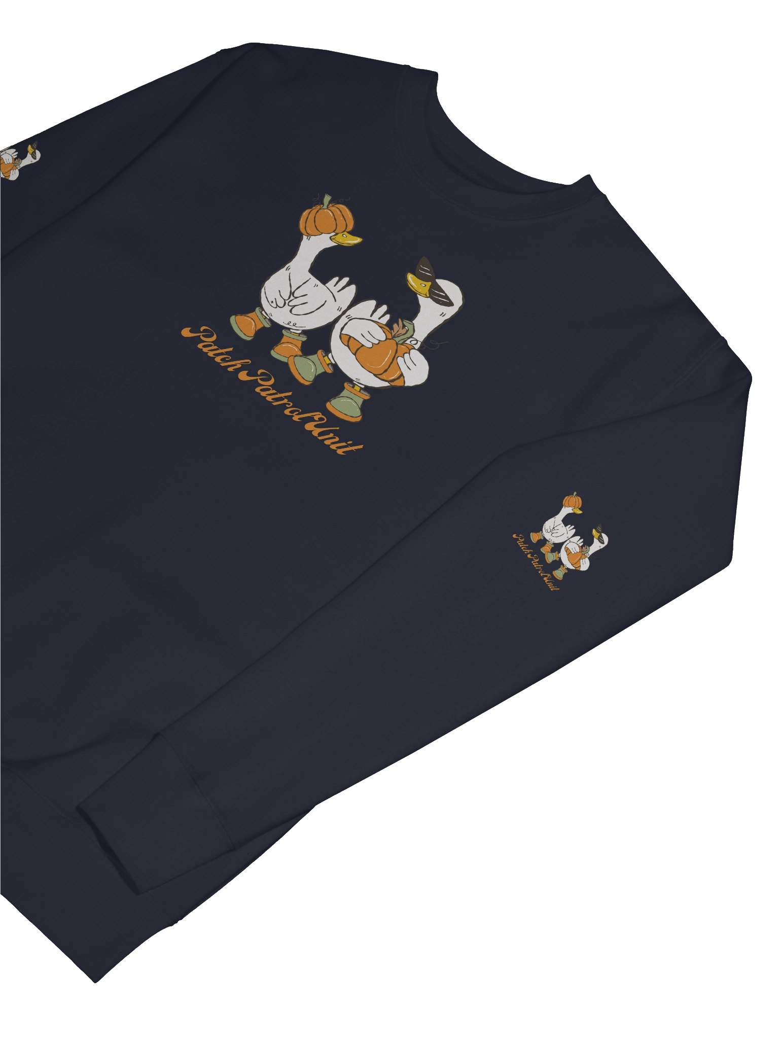 Patch Patrol Unit Pumpkin Duck Graphic Sweatshirt product image (69)