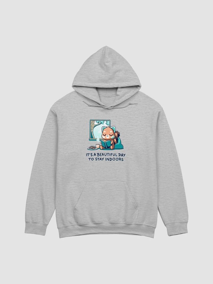 Cozy Red Panda Reading Hoodie product image (61)