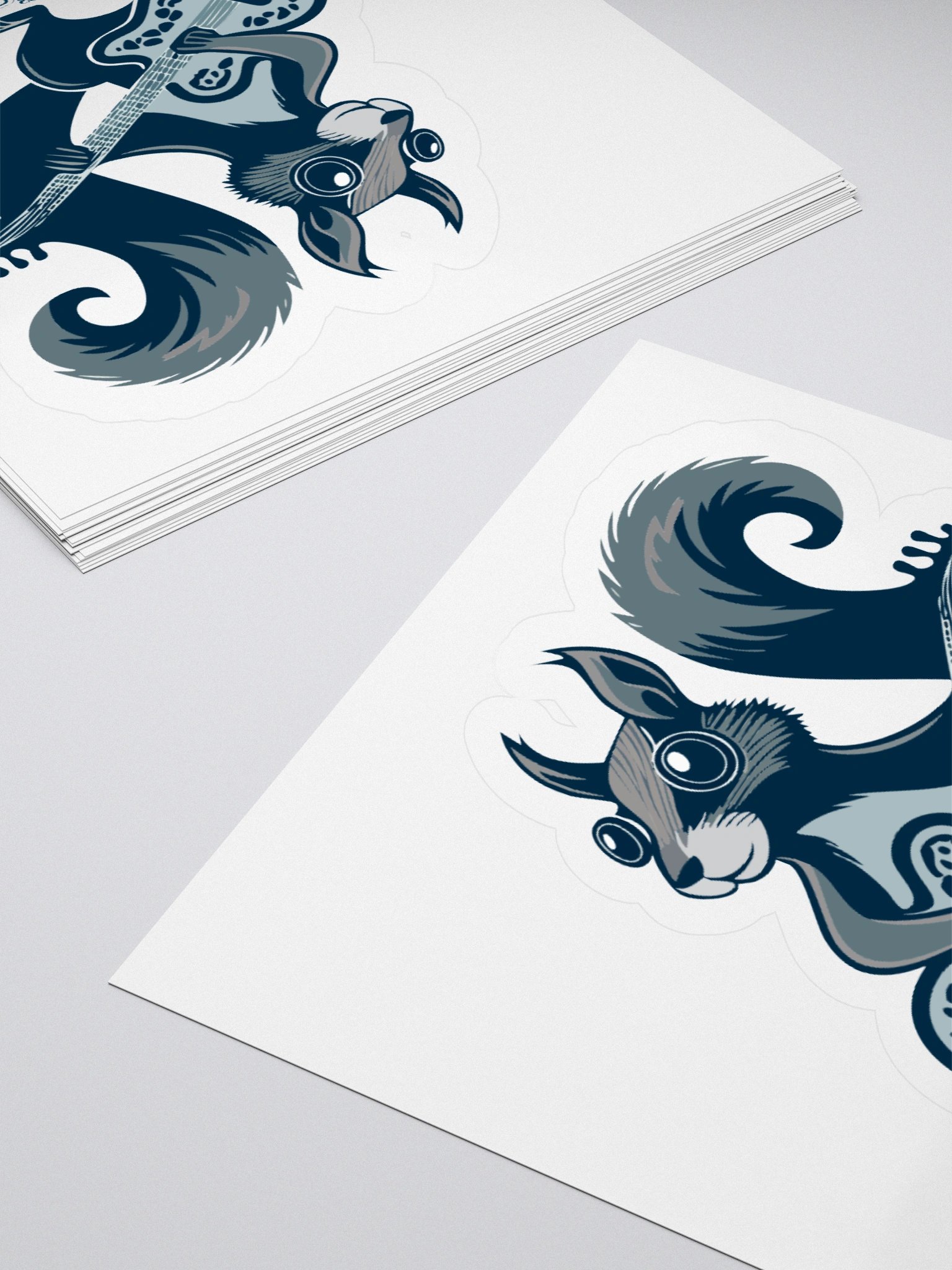 The Psychedelic Squirrel Guitar Sticker product image (13)