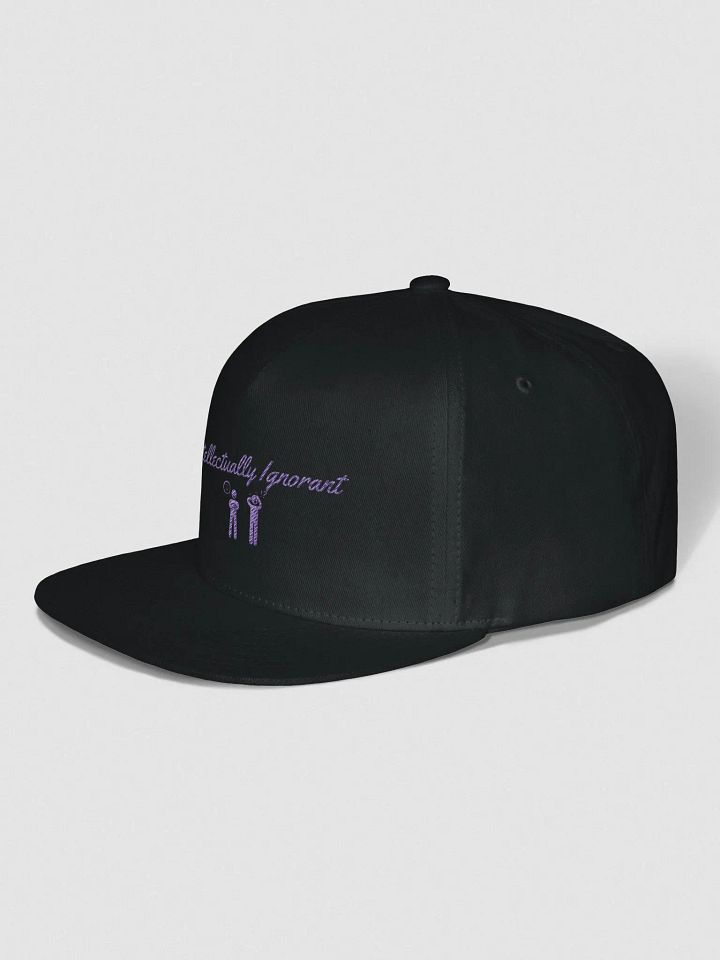 Intellectually Ignorant ( PURPLE LOGO) SNAPBACK cap product image (2)