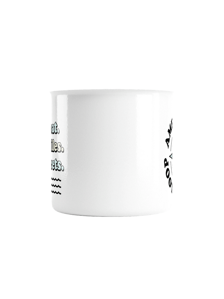 No Regrets Retro Enamel Mug product image (2)