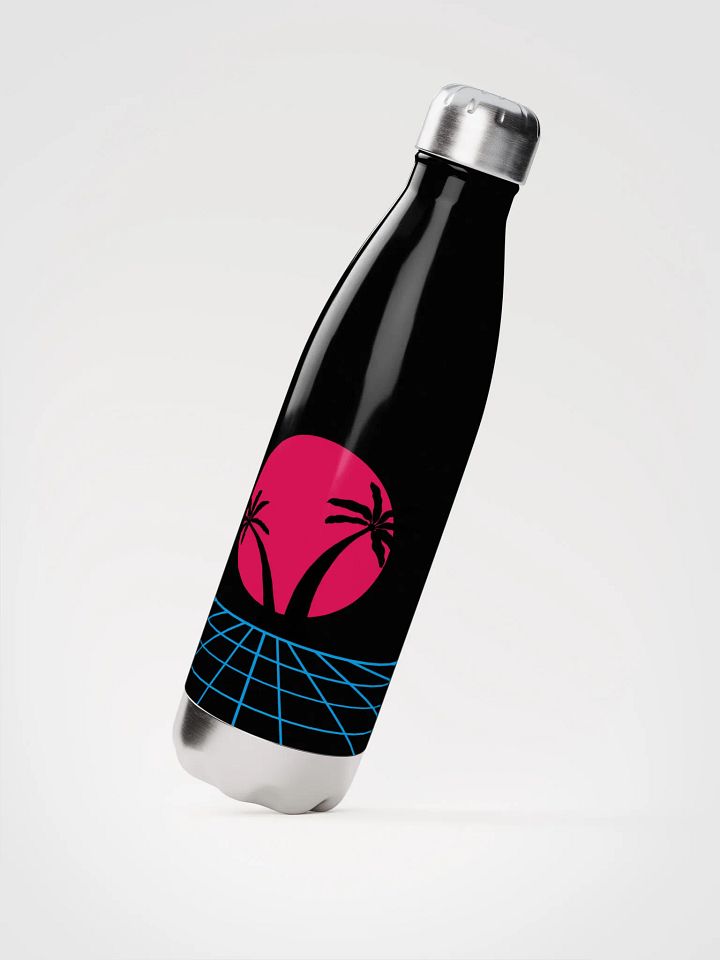 Retro Sunset Stainless Steel Water Bottle product image (2)