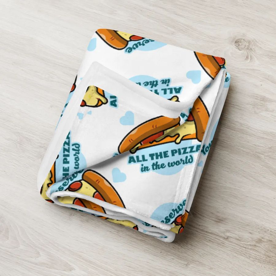 Pizza Fiesta Throw Blanket product image (7)