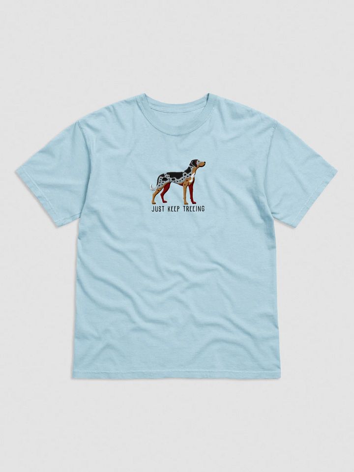 Just Keep Treeing T-Shirt(Embroidered) of a Catahoula Leopard Dog product image (41)