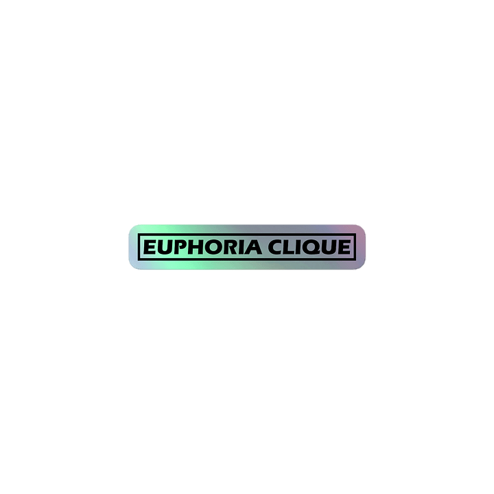 EUPHORIA CLIQUE HOLOGRAPHIC LOGO product image (1)