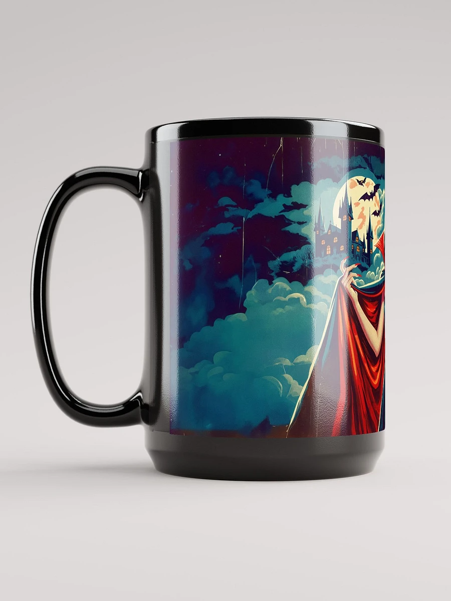 Vampire in the Night Black Glossy Mug product image (6)