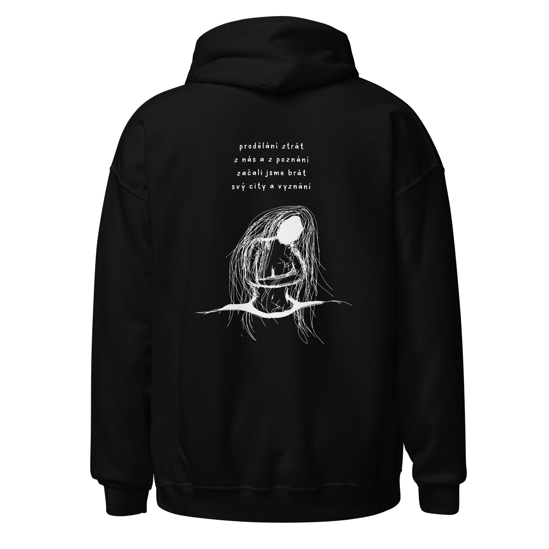 Prodělání ztrát Black Hoodie product image (1)