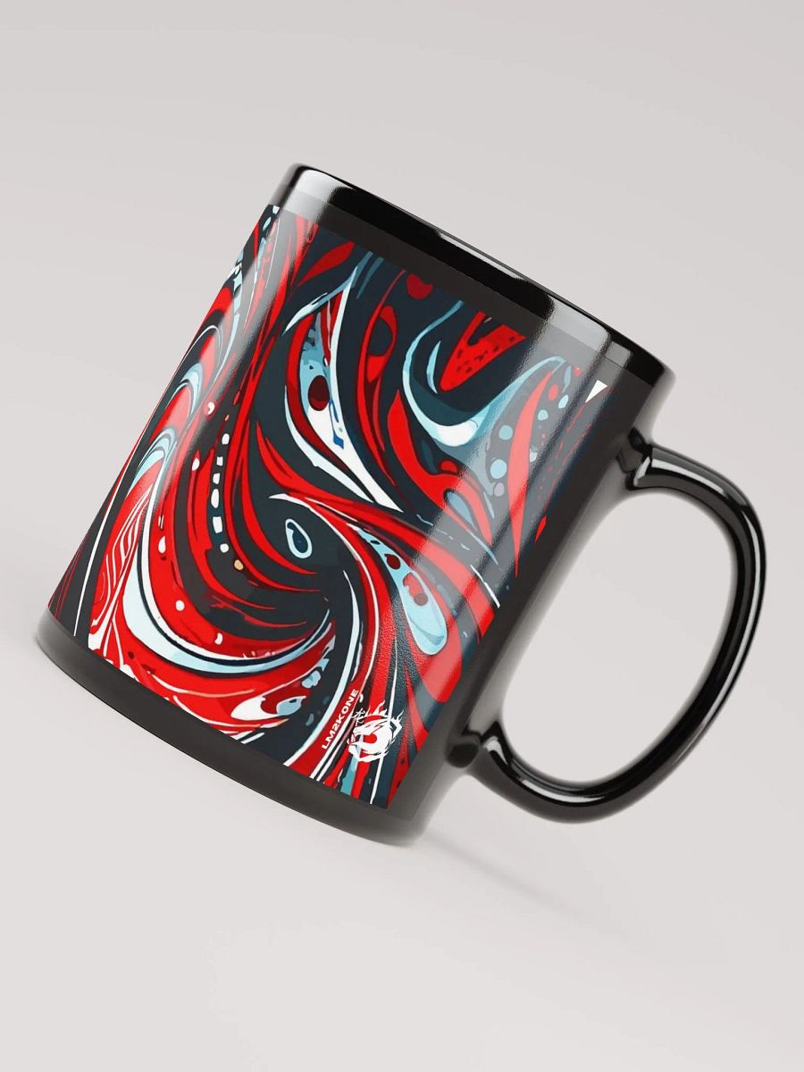 Dynamic Swirls Black Glossy Mug product image (5)
