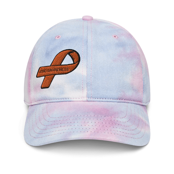 ADHD Awareness Tie-Dye Dad Hat product image (3)