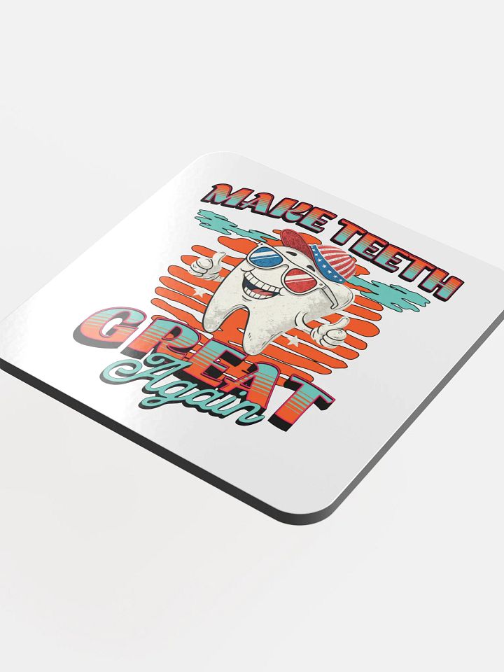 Make Teeth Great Again Patriotic Tooth Coaster Set product image (1)