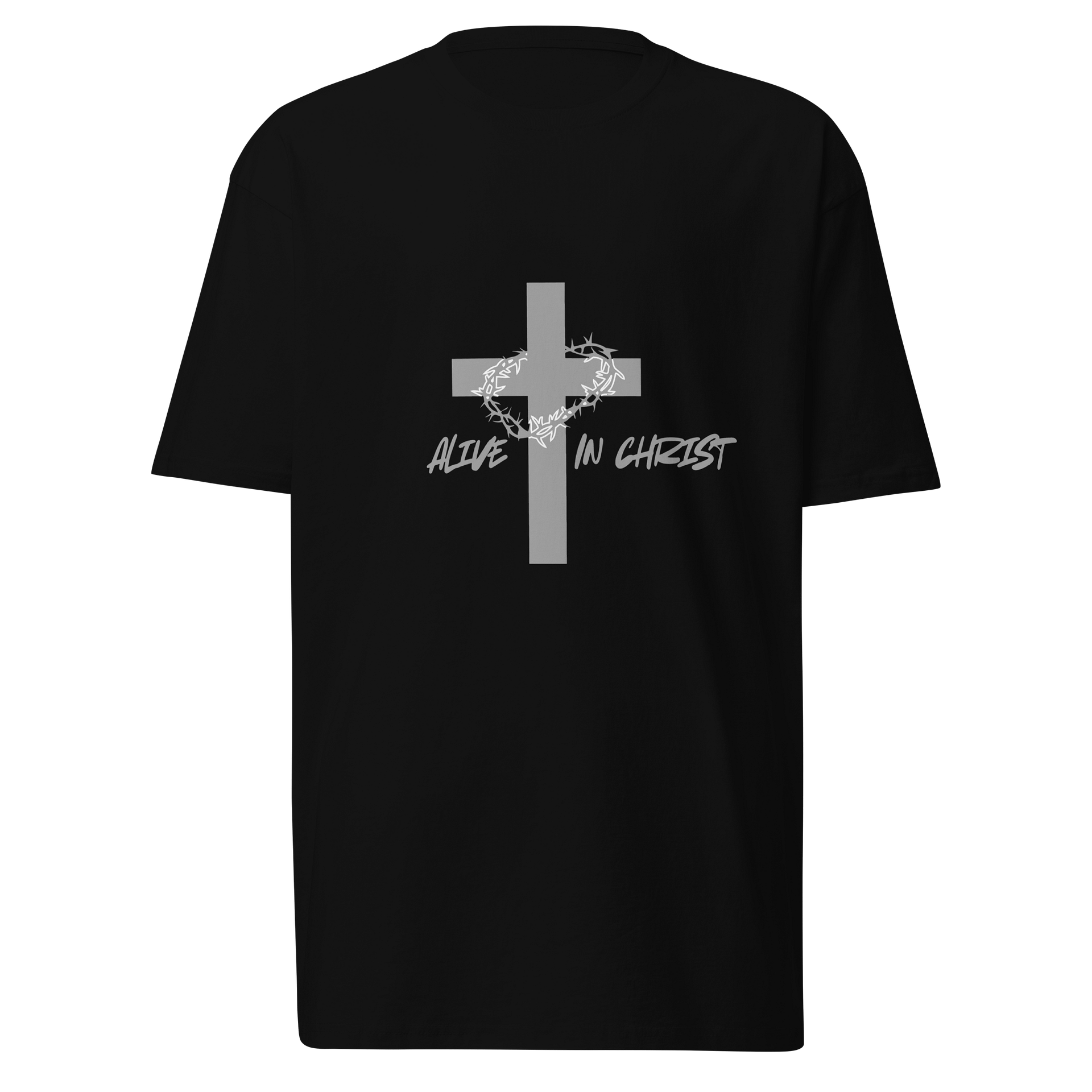 Alive in Christ Men's Premium Heavyweight Tee product image (1)