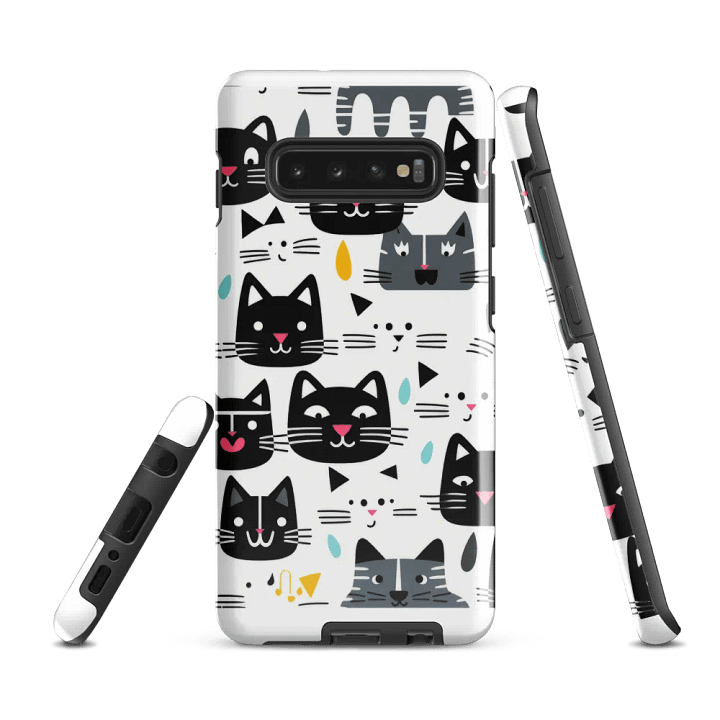 Chinee and Vashee Cat Faces Tough Samsung case product image (3)
