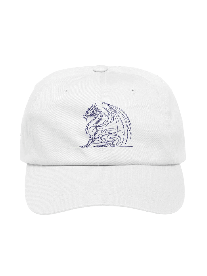 Dragon Line Art Dad Hat product image (9)