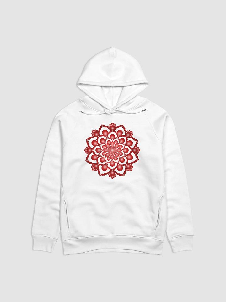 Red Dot Mandala Eco Hoodie product image (1)