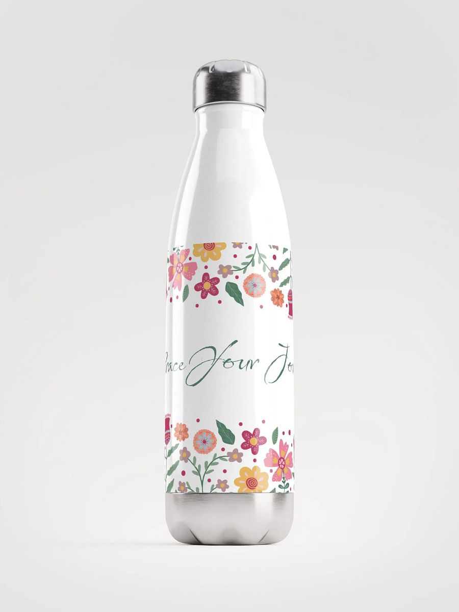 Embrace Your Journey Water Bottle -White product image (1)