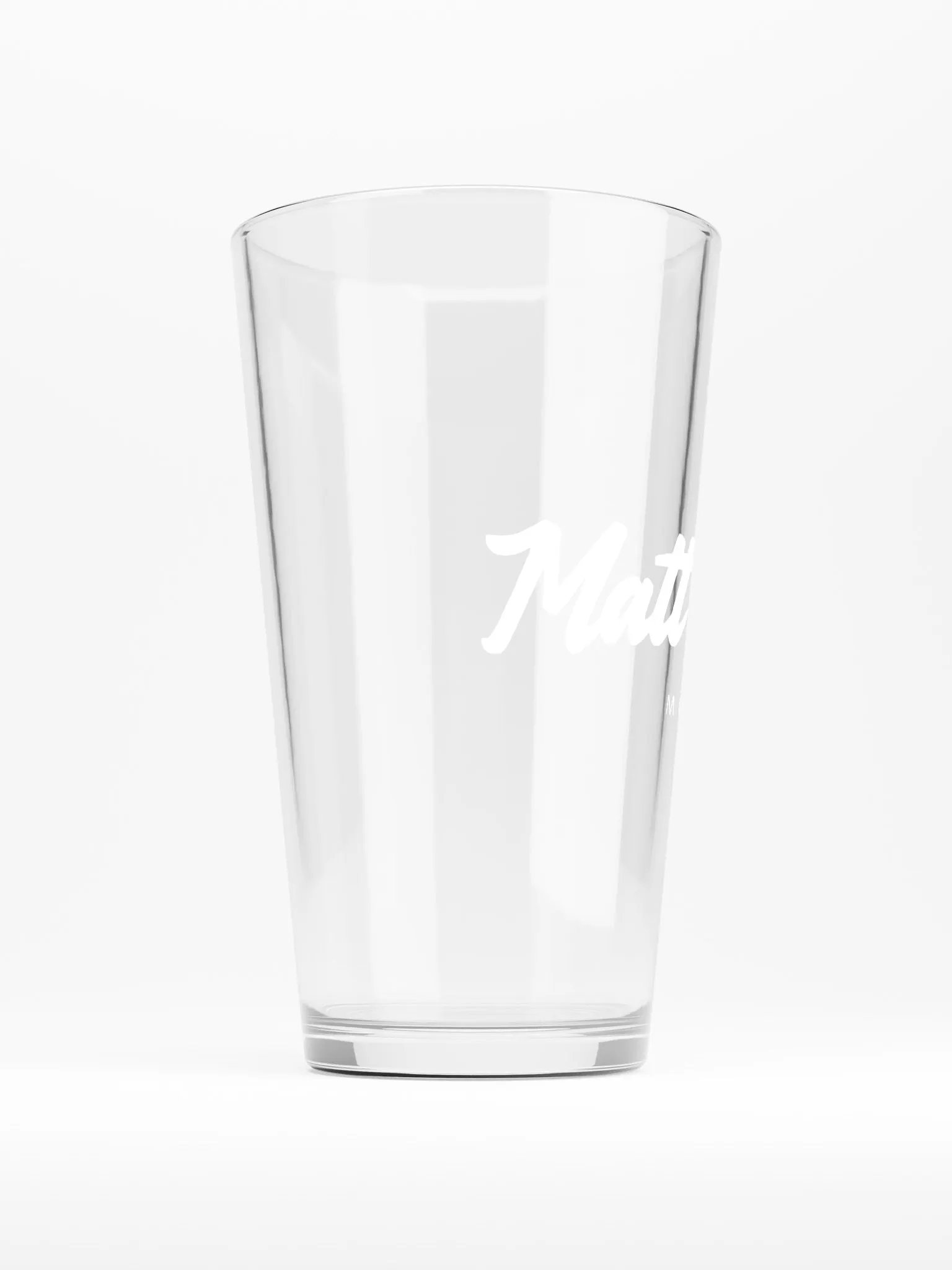 Matt Maran Motoring Shaker Pint Glass product image (2)