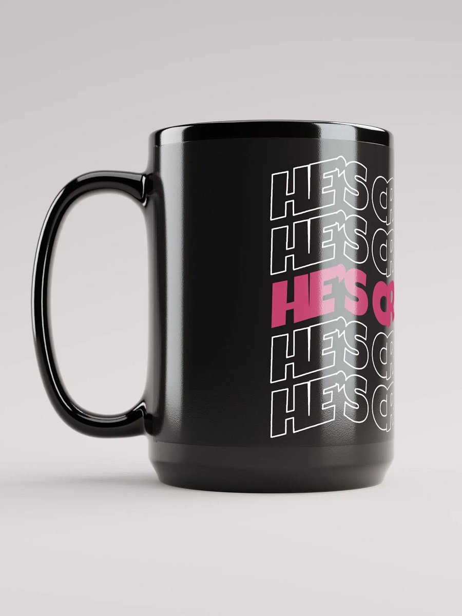 He's cray cray! Mug (pink/white) product image (6)