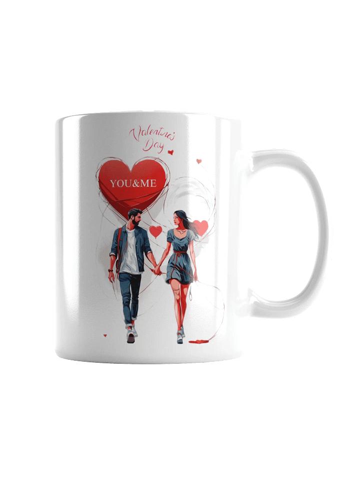 "Designer 11oz & 15oz Mugs: Where Beauty Meets Functionality for a Perfect Valentine's Day Gift" product image (1)