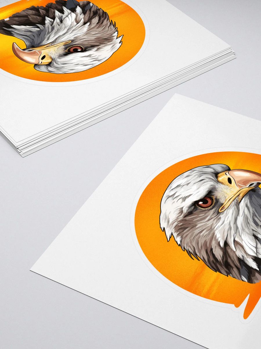Sunset Eagle Kiss Cut Stickers product image (4)
