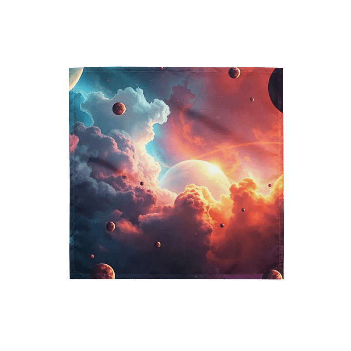 Cosmic Clouds All-Over Bandana product image (1)