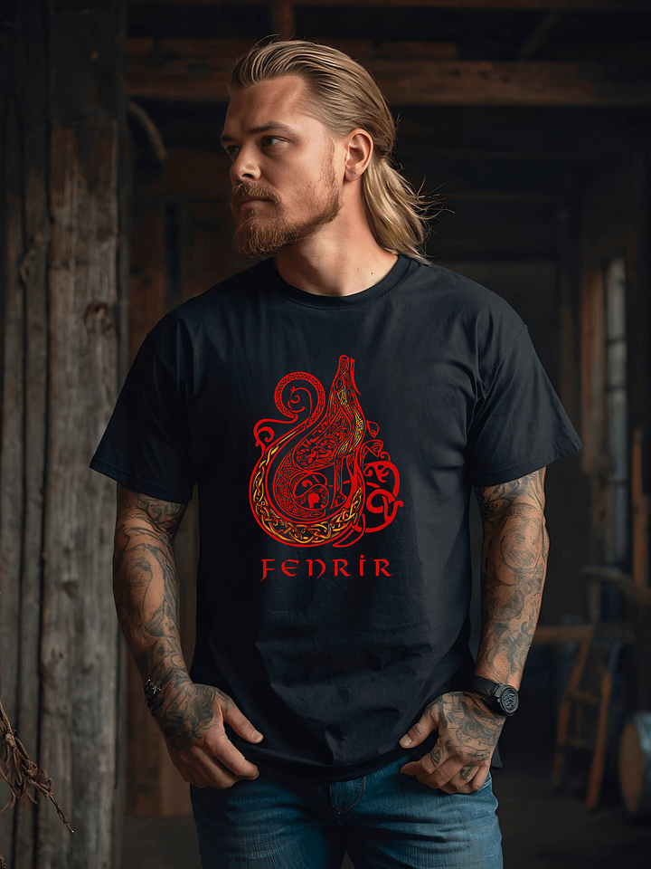 Unisex T-shirt - Fenrir Urnes - Black product image (1)