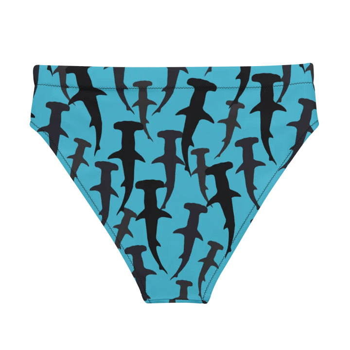 Hammerhead Sharks - Clear Ocean - Recycled Polyester - High Waisted Bikini Bottom product image (2)