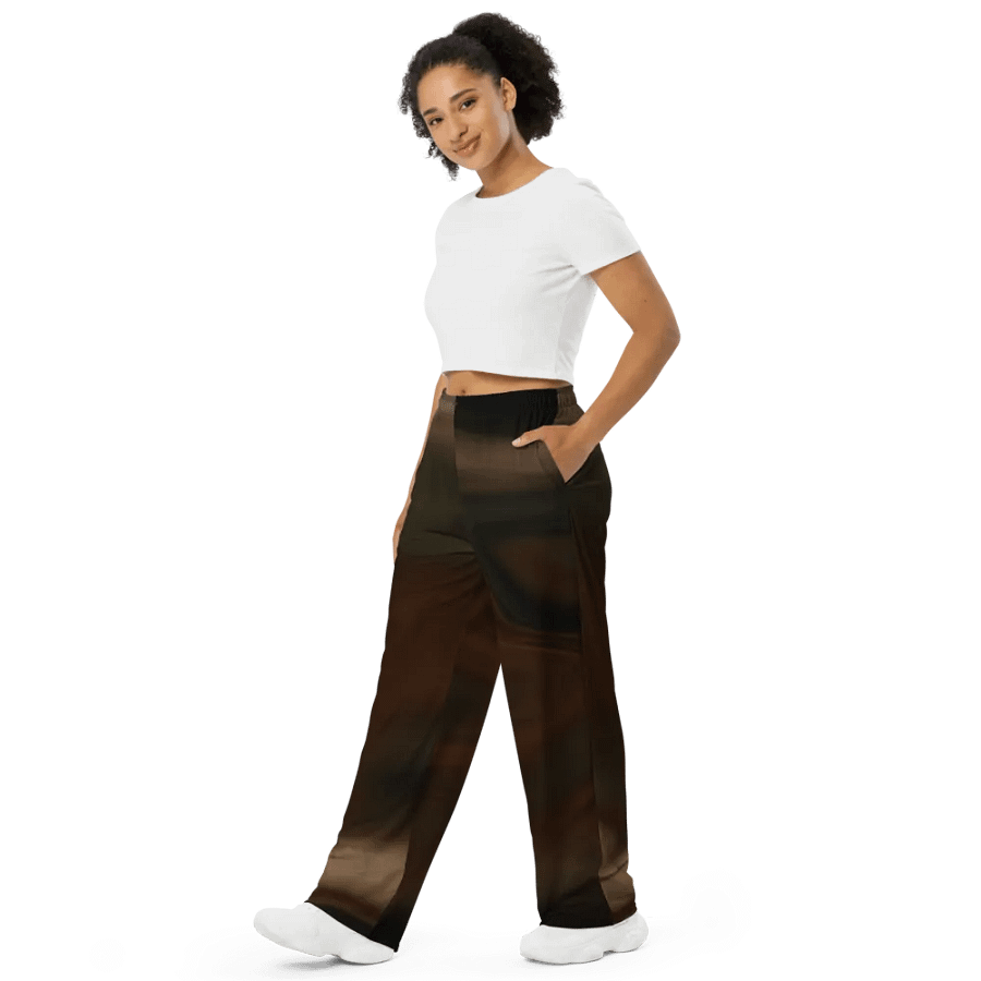 Camouflage Pattern Unisex Wide Leg Pants | Camo Pattern Pants product image (11)