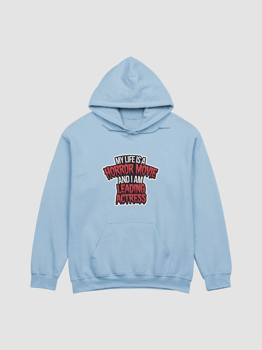 Women "MY LIFE IS A HORROR MOVIE.." premium pullover hoodie product image (1)