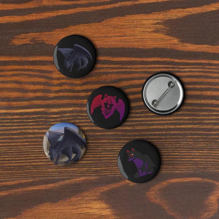 Wolvaren Button Pins Set product image (2)