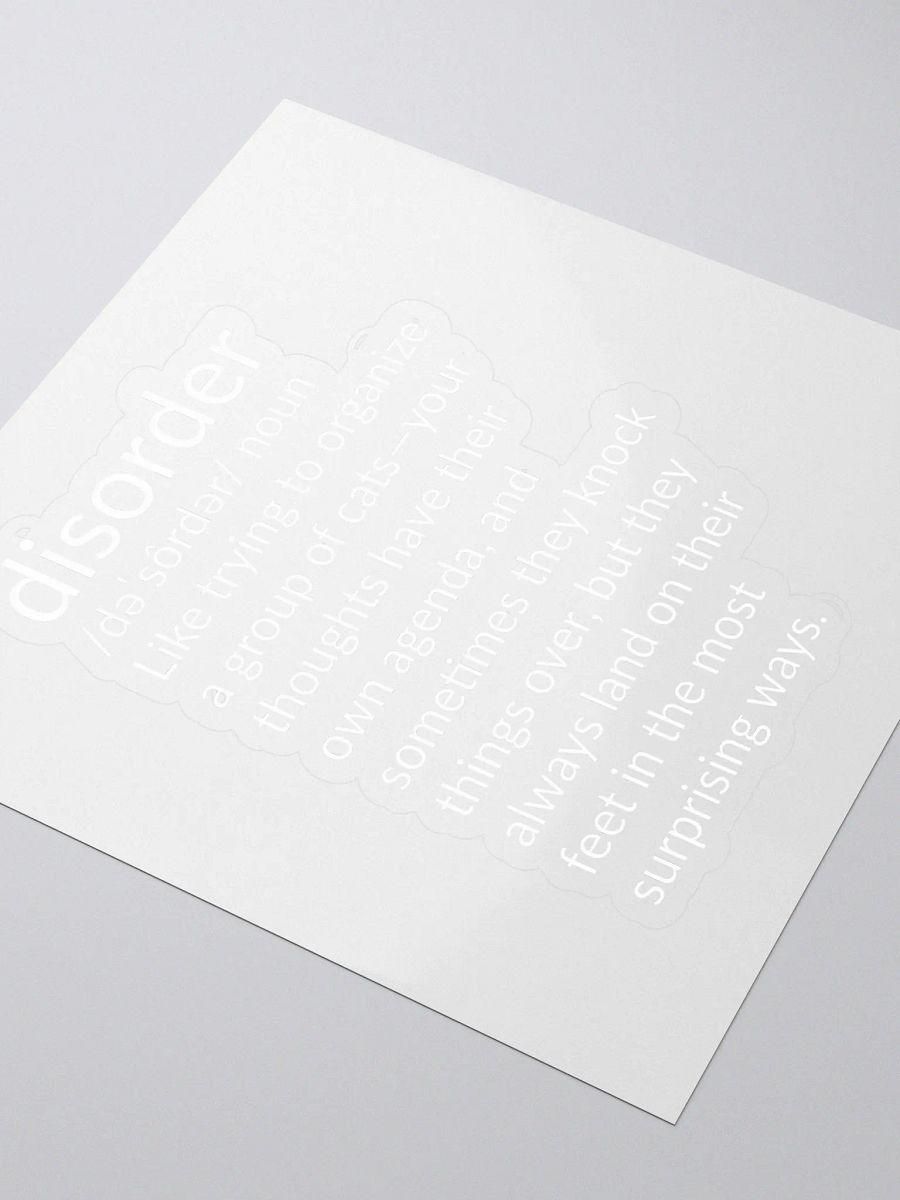 Disorder Sticker: Tiny Chaos, Big Laughs product image (3)