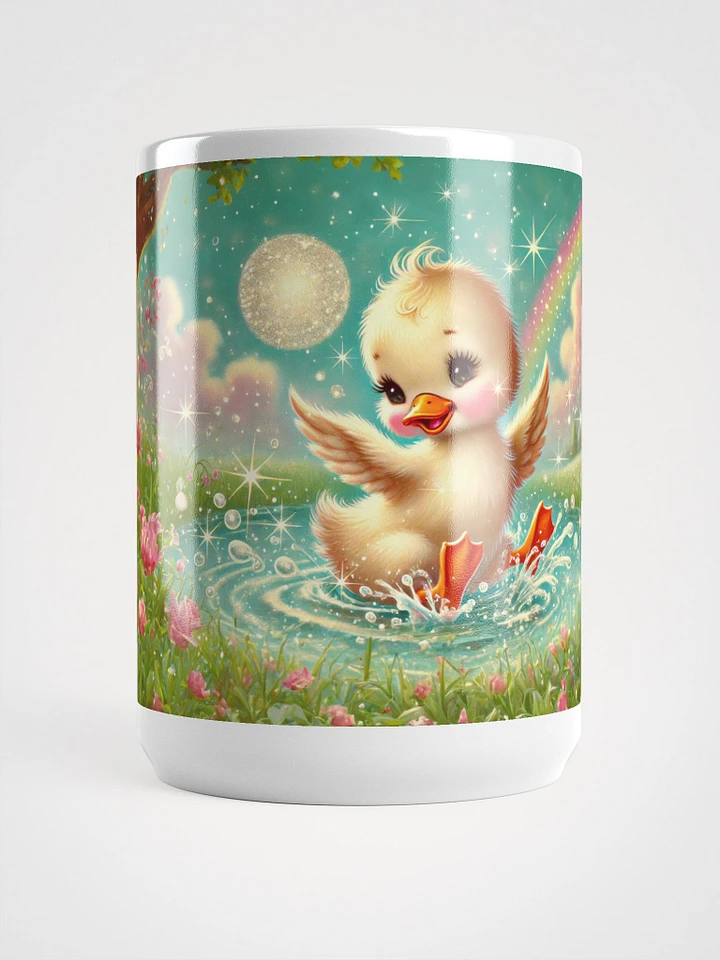 Rainbow Ducky White Glossy Mug product image (1)