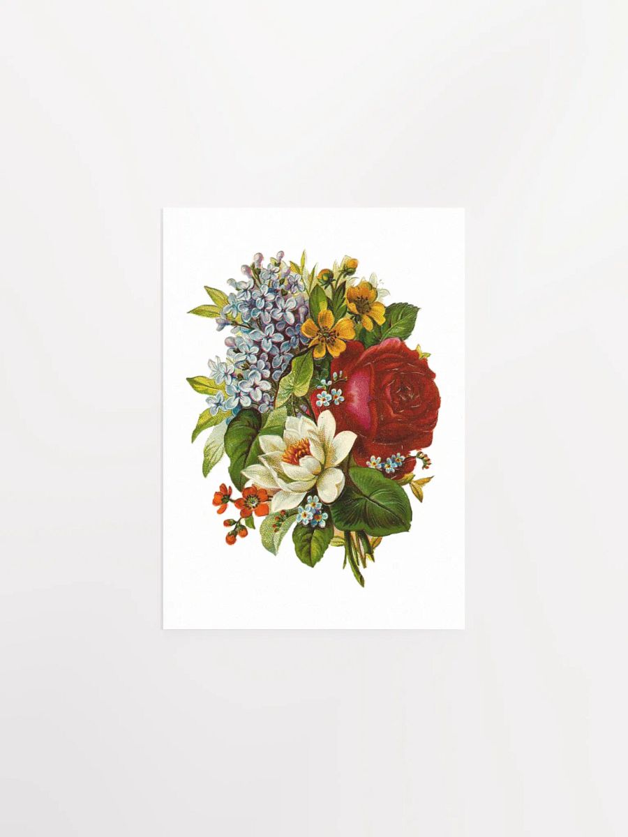 Vibrant Floral Cluster Poster Print product image (1)