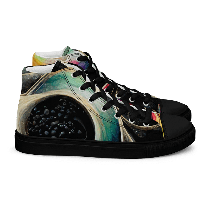 Retro Chic: Handmade Women's High Tops product image (2)