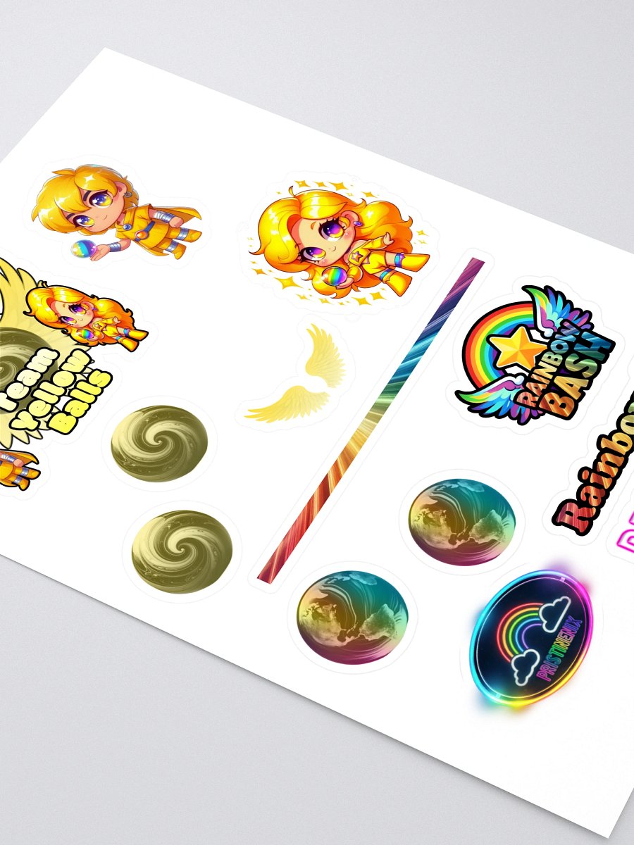 Team Yellow Stickers product image (2)