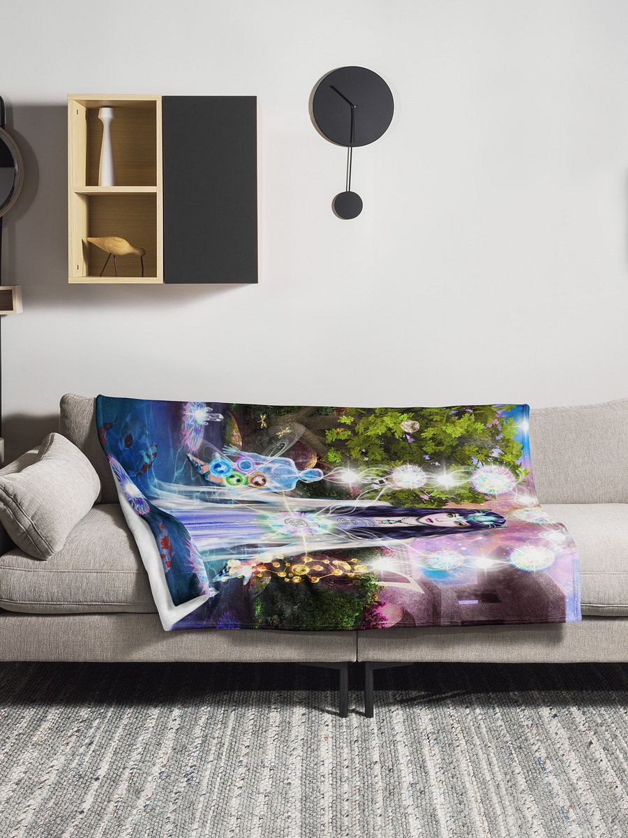 Cellular Intelligence Light-Tech Fleece Blanket product image (6)