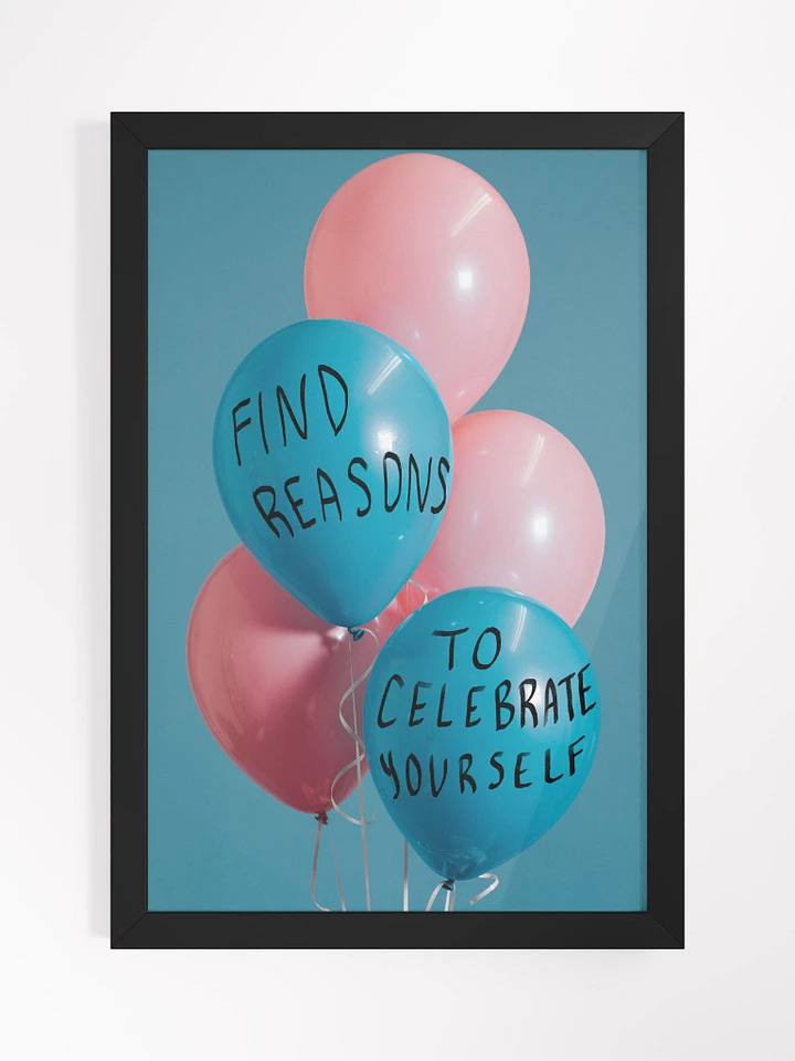 Celebrate Yourself Framed Art Print product image (1)